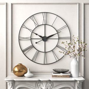 Oversized James 45" Wall Clock by Kelly Clarkson